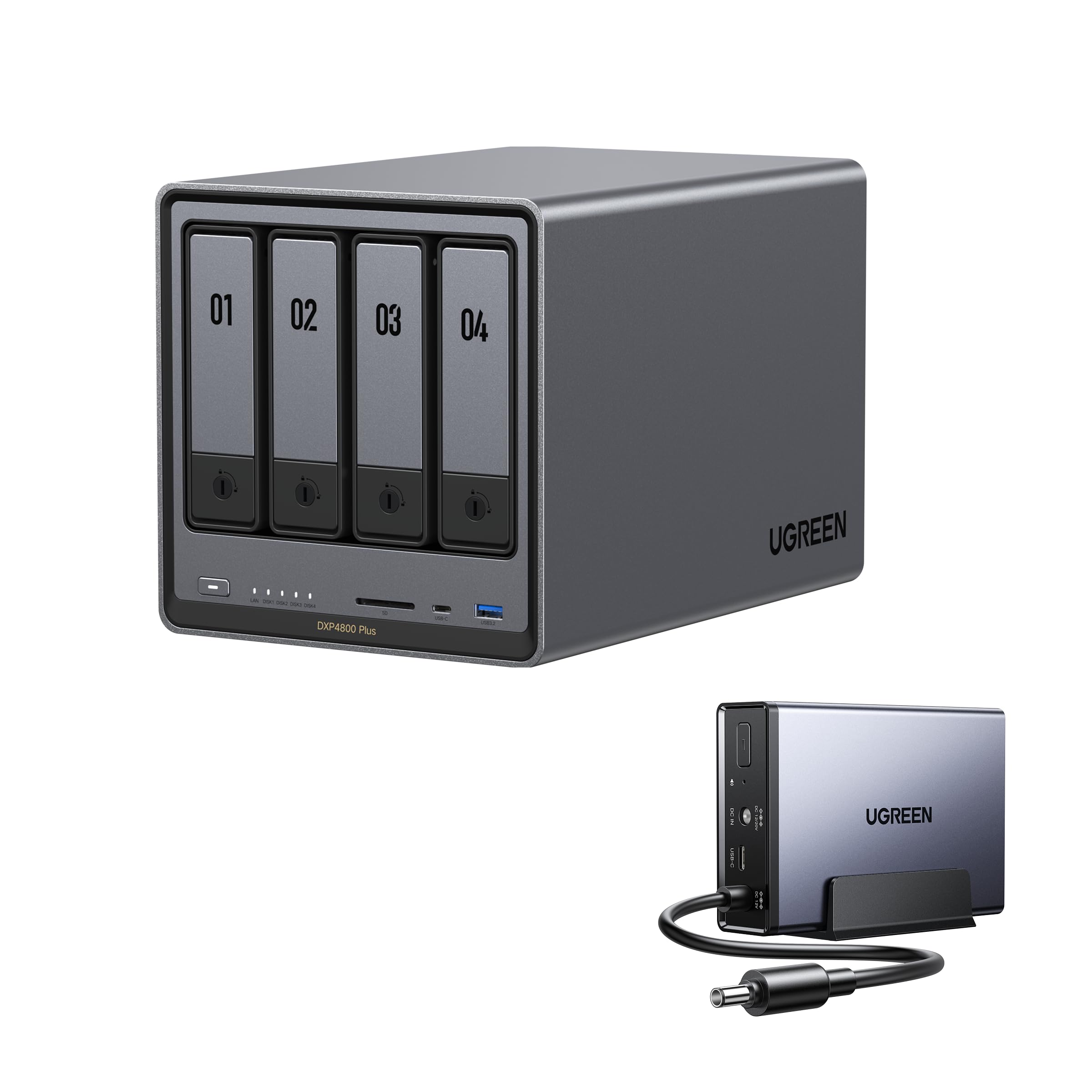 Amazon.co.jp: UGREEN NAS DXP4800 Plus US3000無停電電源装置UPS付属